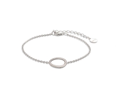 Xenox Armband Silber rhodiniert