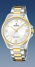 Festina Herrenuhr Edelstahl bicolor