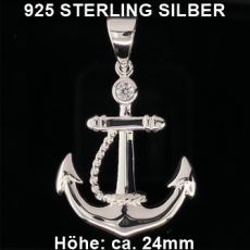 Anhänger Silber Anker